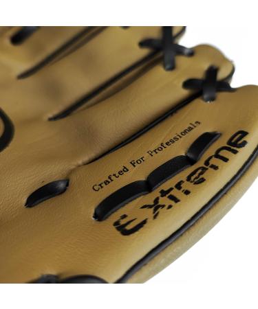 Optimum Extreme Left-Handed Baseball Glove & Ball - Deep Bag Padded Palm Wrist Protection for Ultimate Comfort - Buy Online on SooperMarket.com
