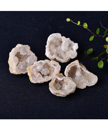 1PC Natural Crystal Agate Geode Cutting Crystal Cluster Stone Rock Specimen Quartz DIY Home Decoration Natural Luster 3-5cm Natural Agate - Buy Online on SooperMarket.com