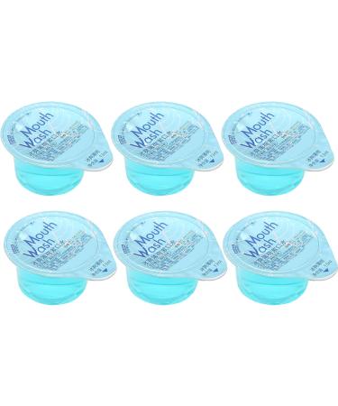 6 Pack Travel Size Mint Mouthwash - Disposable Freshening Breath | 78 Ml - Perfect for International Travel - Buy Online on SooperMarket.com