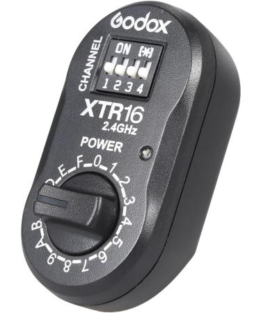 Godox XTR-16 2.4G Wireless Flash Receiver for X1C X1N XT-16 Transmitter - Compatible with Wistro AD360/DE/QT/DP/QS/GS/GT Series - Buy Online on SooperMarket.com