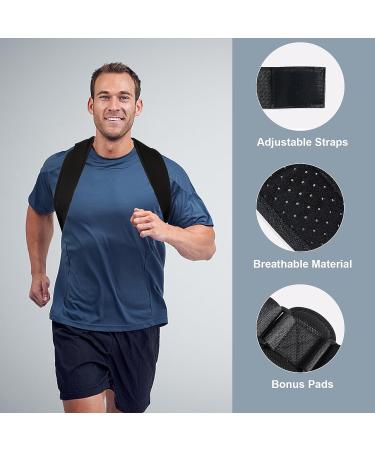 HIJJPS Adjustable Posture Corrector for Women & Men - Invisible Upper Back Brace for Pain Relief - Buy Online on SooperMarket.com