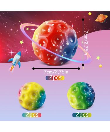 6PC Astro Jump Balls - High Jumping Rubber Balls for Kids | Mini Bouncing Toys | Perfect Party Gift - Buy Online on SooperMarket.com