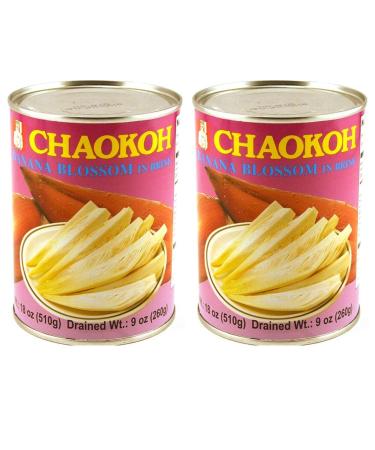 Chaokoh Banana Blossom in Brine (2 Pack Total of 36oz)