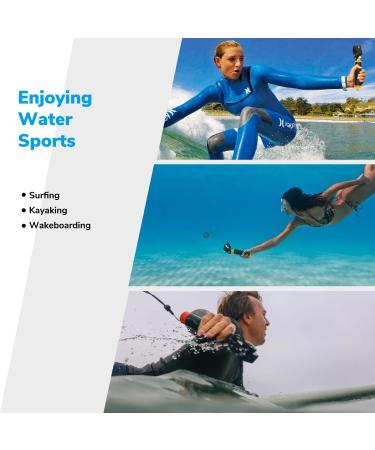 Sametop Floating Hand Grip for GoPro & Action Cameras - Waterproof Handle in Blue - Buy Online on SooperMarket.com