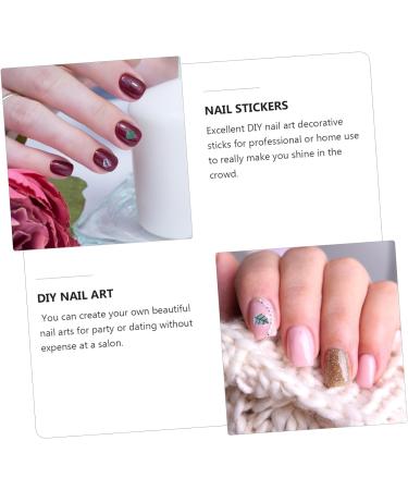 FRCOLOR 50pcs Nail Art Manicure Canes Sticks 3d Nail Art Canes Stick Rods 3d Nail Stickers Claycanes Nail Jewelry Diy Nail Art Nail Art Stickers Diy Nail Ornaments Cell Phone Accessories medium As Shown - Buy Online on SooperMarket.com