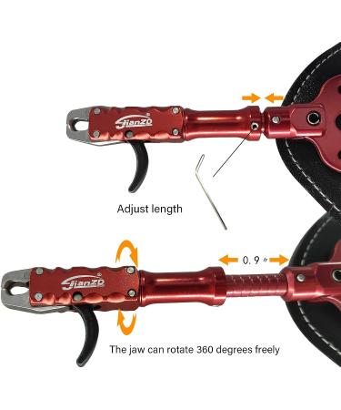 Xxiaojun Adjustable Wristband Index Finger Release Composite Bow - Red - Buy Online on SooperMarket.com