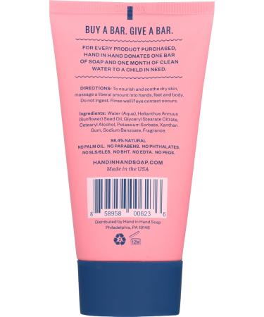 Buy HAND IN HAND Bergamot & Crisp Basil Cactus Blossom Mini Body Lotion - 2 FZ | Nourishing Vegan Moisturizer for All Skin Types - International Shipping Available - Buy Online on SooperMarket.com