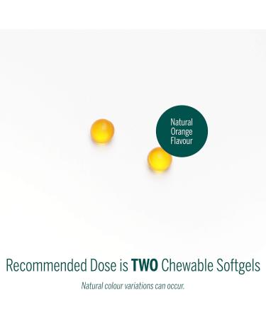 Genestra Brands - DHA Pediaburst - Chewable DHA Supplement - 180 Chewable Softgels - Natural Orange Flavour - Buy Online on SooperMarket.com