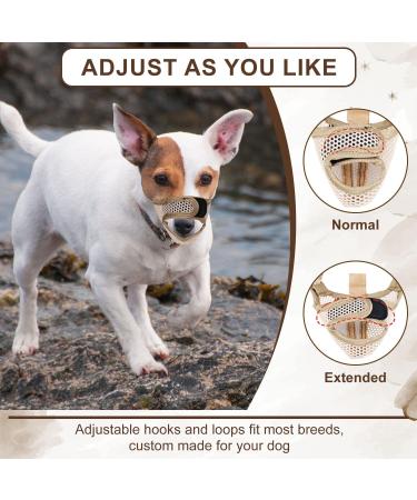 Soft Breathable Muzzle for Medium & Large Dogs - Anti-Barking & Chewing Solution Perfect Pet Gift - Buy Online on SooperMarket.com