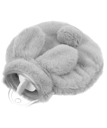 Menstrual Relief Bag Portable Hand Warmers Hand Warm Pouch Plush Toys Warm Water Bag Outdoor Hand Warmer Detachable Hot Water Bag Outdoor Hot Water Pouch With Cover Grey 18x14x4cm
