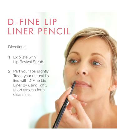 Beauty For Real D-Fine Lip Liner Pencil in Neutral Deep - Long-Wear Universal Shade for Perfect Lip Shape - Creamy Texture, No Sharpener Needed - 0.012 oz - Buy Online on SooperMarket.com