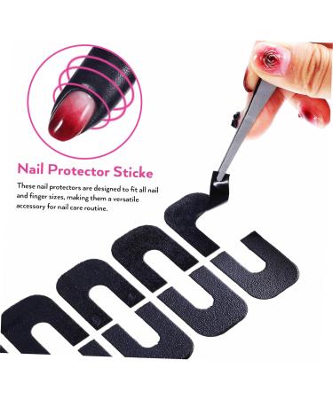 Beavorty 400 Sheets Nail Art Anti-spill Stickers Nail Gel Polish Nail Polish Nail Protectors for Fingers Cuticle Protector for Nail Painting Nail Tape Manicure Tool 3.00X2.50X0.10CMx4pcs As Shownx4pcs - Buy Online on SooperMarket.com