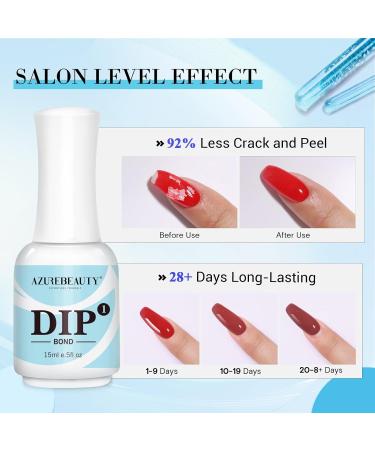 AZUREBEAUTY Dip Powder Primer Bond 15 ml - Perfect for Nail Dipping Powder French Nails Art & DIY Salon Manicure - Buy Online on SooperMarket.com