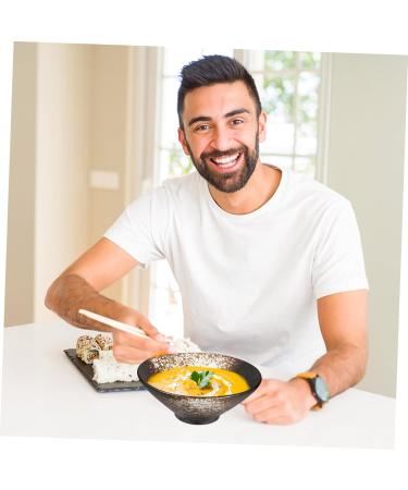 Zerodeko 2pcs Ramen Bowl Japanese Noodles Spaghetti Container Japanese Soup Bowl Bowls Chinese Bowl Japanese Noodle Bowl Food Serving Bowl Food Containers Soup Mug Ceramics 20X8CMx2pcs Whitex2pcs - Buy Online on SooperMarket.com