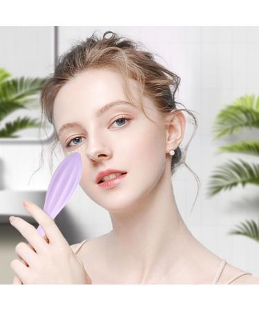 Silicone Face Roller - Portable Washable Facial Massager for Women | Gua Sha Skin Care Tool (Purple - Buy Online on SooperMarket.com