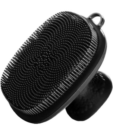 Soft Silicone Face Scrubber 2.6x2.6" Manual Face Scrubber Exfoliator Waterproof Facial Cleansing Brush Non Slip Face Brush with Handle - Buy Online on SooperMarket.com
