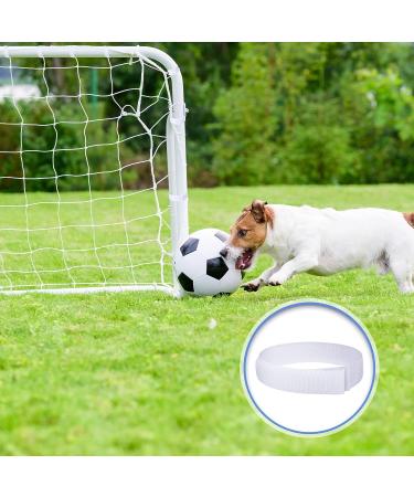 30 Pcs White Goal Net Straps for Soccer Training - 14 x 0.8 Inch - Boys Kids Soccer Attachment Straps - Simple Style - Buy Online on SooperMarket.com
