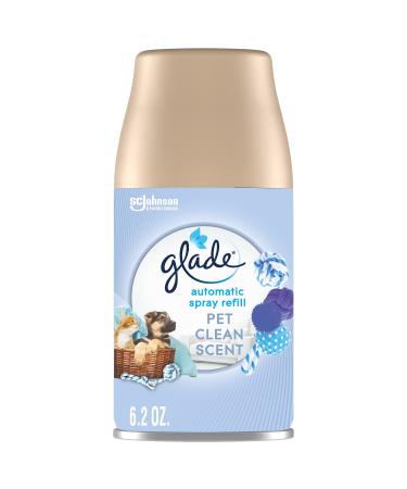 Glade Automatic Spray Refill Air Freshener for Home and Bathroom Pet Clean Scent 6.2 Oz