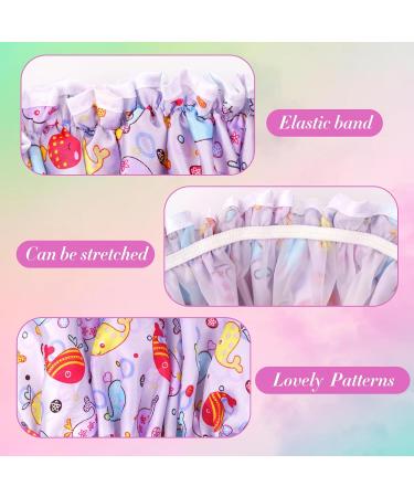 G2PLUS Kids Shower Caps - 2PCS Double Layer Elastic Bath Caps for Girls/Boys, Reusable Children's Shower Hats in Purple - Buy Online on SooperMarket.com