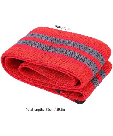 TREETDOBV Hip Glute Resistance Bands - Durable Fabric Elastic Workout Bands for Men & Women - Perfect for Leg & Thigh Exercises - Set of 3 Red Fitness Bands - Buy Online on SooperMarket.com