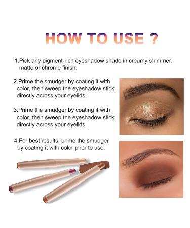 Moakxer Matte Eyeshadow Stick | Waterproof Highly Pigmented Creamy Crayon - Opals & Putty (101 + 103) - Buy Online on SooperMarket.com