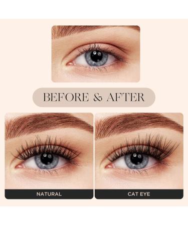 Lashview 144 PCS Cluster Lashes - DIY Mega Volume Eyelash Extensions Reusable Individual Lashes with Super Thin Band & Soft Finish (D17 C-10-16Mix) - Buy Online on SooperMarket.com