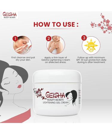 Geisha Kojic Acid Cream - 1.7 fl oz - Dark Spot Remover for Face, Body & Hands - Hyperpigmentation Treatment with Glycolic Acid - Buy Online on SooperMarket.com