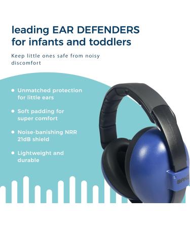 Banz Bubzee Baby Ear Defenders 0-36 Months Navy - Noise Cancelling Baby Headphones - Buy Online on SooperMarket.com
