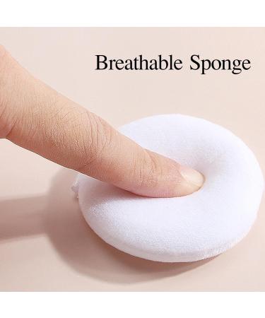 Buy Hudhow's Powder Squad Pads - 5 Soft Washable Fluffy Powder Puffs for Loose Powder Makeup & Blush | International Shipping Available - Buy Online on SooperMarket.com