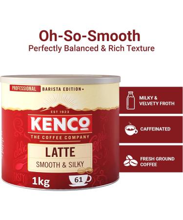 Kenco Latte Instant Coffee 1kg Tin - French Vanilla Flavoured - Buy Online on SooperMarket.com
