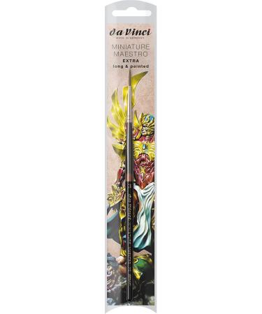 da Vinci Series 70 Miniature Maestro Kolinsky Red Sable, Round, Extra Pointed and Long, Size 3
