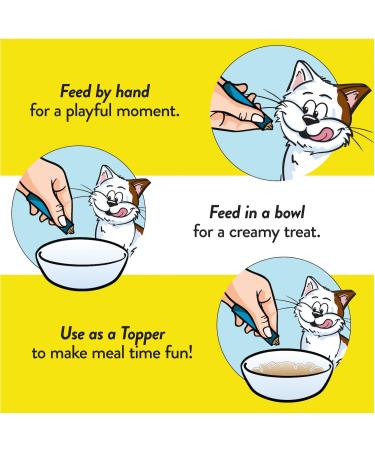TEMPTATIONS Cat Treats Adult Creamy Puree Lickables Tuna 12g Pouches (44 Pack) - Buy Online on SooperMarket.com