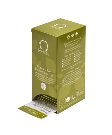 Solaris Organic Jasmine Green Tea - 40 Silk Tea Bags | Premium Quality | Eco-Friendly & International Shipping - Buy Online on SooperMarket.com