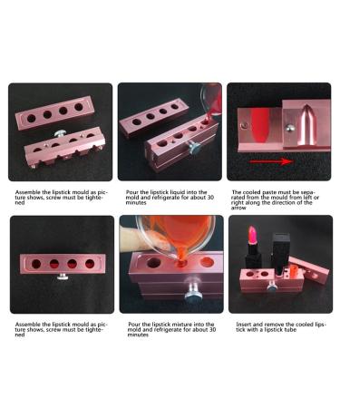DIY Aluminum Alloy Lipstick Maker Kit - Create Custom Lip Balm (2 Hole Shape) International Shipping - Buy Online on SooperMarket.com