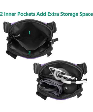 Trunab Nurse Fanny Pack with Tape Holder and Multiple Compartments Vet Nurse Pouch with Adjustable Waist Strap Utility Nurse Waist Bag for Stethoscopes Scissors and Other Medical Supplies Purple - Buy Online on SooperMarket.com