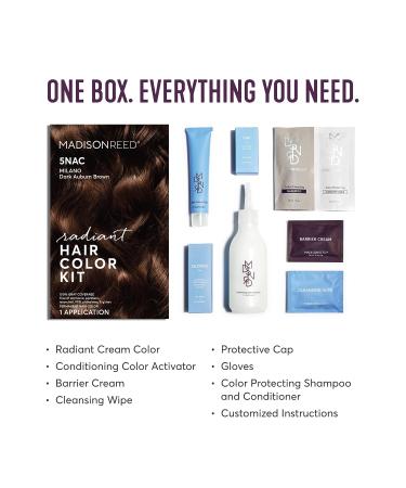 Madison Reed Radiant Hair Color Kit Milano Brown (5NAC) Shades of Black 1 Pack - Buy Online on SooperMarket.com