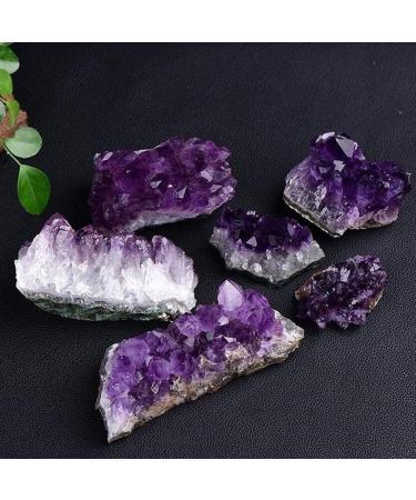 Natural Raw Amethyst Cluster Purple Crystal Cluster Quartz Cluster DIY Jewelry Raw Stone Specimen Home Decoration Crafts Gift HOMEZHOU - Buy Online on SooperMarket.com