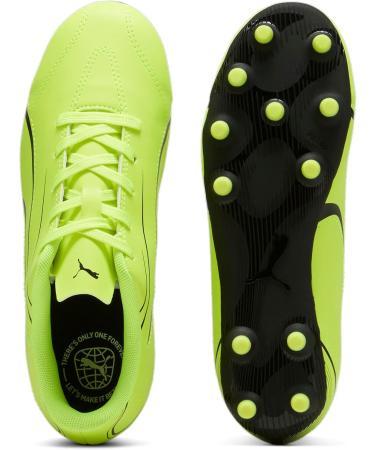 PUMA Unisex Kids Vitoria FG/AG Jr Football Shoe - 38.5 EU - Electric Lime & Puma Black - Best Price & Fast Shipping - Buy Online on SooperMarket.com