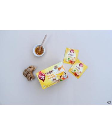 Teekanne World of Ginger and Honey Herbal Infusion Tea with Apple Orange Peels and Honey 20 Teabags - Buy Online on SooperMarket.com