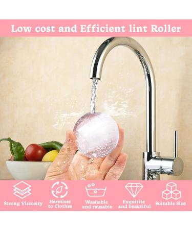 Reusable Gel Lint Roller for Pet Hair | Washable Sticky Lint Ball | Mini Portable Lint Remover Tool for Travel - Buy Online on SooperMarket.com