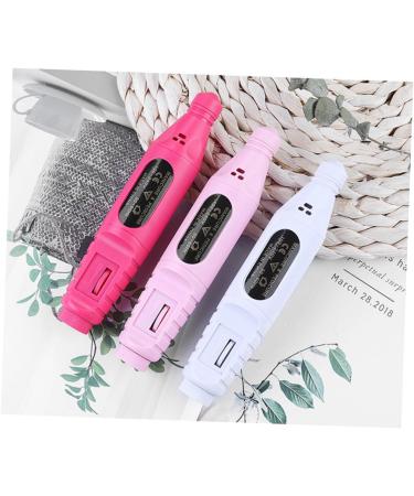 POPETPOP Professional Acrylic Gel Tool Acrylic Nails Tools Electric Nail File Manicure Polishing Tools Portable Nail Drill Professional Nail Drill Machine Manicure Tool Polisher White Major 13.8*2.8cm White - Buy Online on SooperMarket.com