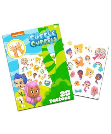 Nick Shop Bubble Guppies Tattoos Party Supplies Super Set - 75 Temporary Tattoos for Kids | Bubble Guppies Party Favors - Buy Online on SooperMarket.com