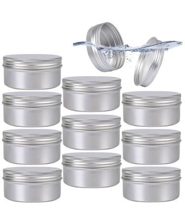 Round aluminum doses screw lid aluminum socket screw cap doses set with screw cover Tiegel 20ml empty doses with aluminum travel doses for tinkering cosmetics ointment cream candle lip balm