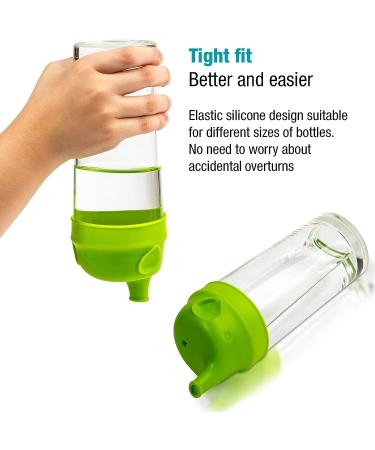 Silicone Sippy Cup Lids - Spill & Leak Proof Soft Spout for Babies, Toddlers, and Kids - Multicolor - Fits Cups 2.17-2.96 in Diameter - Buy Online on SooperMarket.com