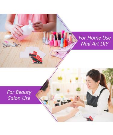 1200 pcs Self-Adhesive French Manicure Nail Sticker Set - White Half-Moon Shaped Decals for Nail Design (25 Sheets) - Buy Online on SooperMarket.com