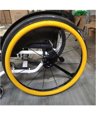 Wheelchair Push Rim Covers Non-Slip 1 Pair Of 24-Inch Rear Wheel Sports Wheelchair Wear-Resistant Silicone Hand Thrust Cover Rear Wheel Thrust Ring Protective Cover(F 22 inch) 22 inch F - Buy Online on SooperMarket.com