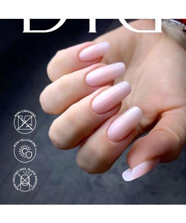 Didier Lab - Premium Pink Mask Solid Builder Gel for Nails - Hard Gel Builder for Extension - Nail Strengthener - LED UV Builder Gel for Nails - Split Nail Repair - Nail Hardener Gel - 50 ml 50 ml (Pack of 1) Pink Mask - Buy Online on SooperMarket.com