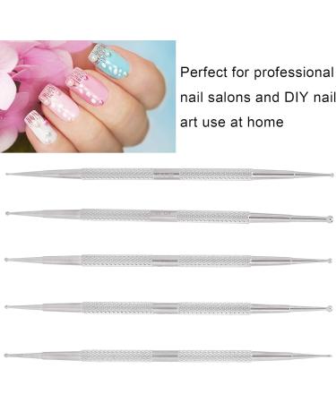 Nail Art Dotting Pen Nail Painting Pen DIY Nail Art Dotting Pen 5pcs Double Head Nail Art Dotting Pen Stainless Steel Nail Painting Pen DIY Decoration Dotting Pen - Buy Online on SooperMarket.com