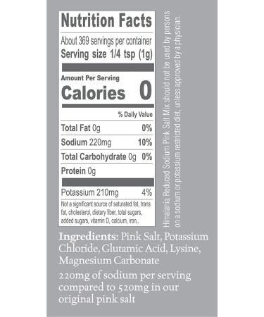 Natierra Himalania Reduced Sodium Himalayan Pink Salt Shaker 13oz - Pack of 1 - Buy Online on SooperMarket.com