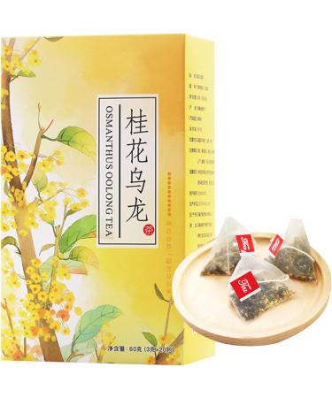 20 Count Natural Osmanthus Oolong Tea Fragrans Flower Leaves Bag for Family Friends - Buy Online on SooperMarket.com